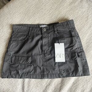 Zara Charcoal Mini Skirt
